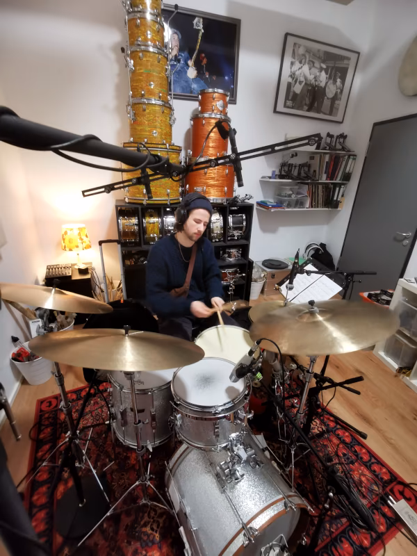 Heinrich Eißmann — Schlagzeug — Matej Korbelič Quintet at Hot Milk Studio