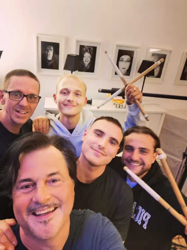 Bäm Drumline Session im Hot Milk Studio