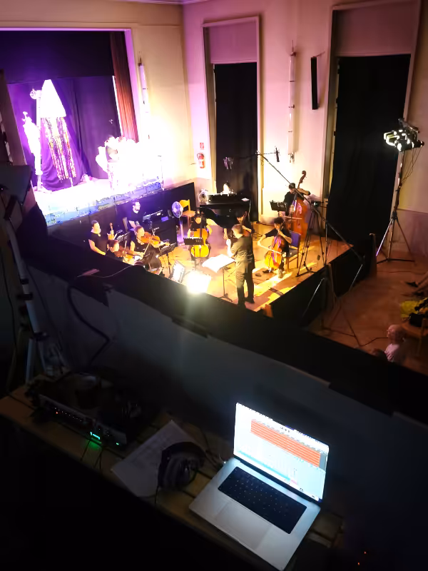 Audio-Workstation für die Live-Mehrspuraufnahme.